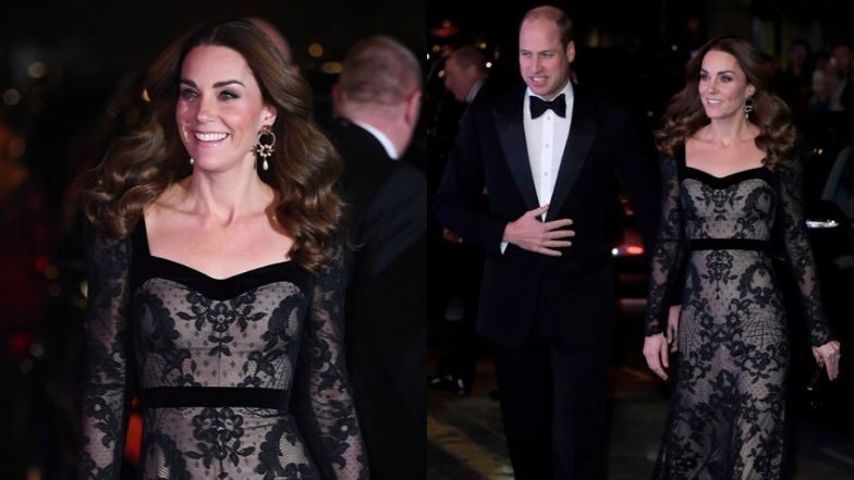 Eleganccy książę William i Kate Middleton na "randce" w teatrze