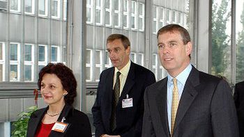 Książę Yorku Andrzej w Instytucie Chemii Uniwersytetu Wrocławskiego