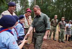 Andrzej Duda pojechał na obóz harcerski