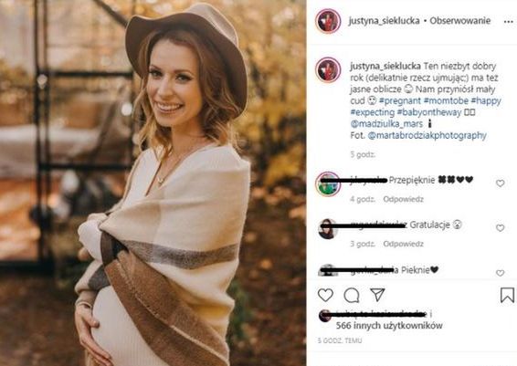 Justyna Sieklucka jest w ciąży