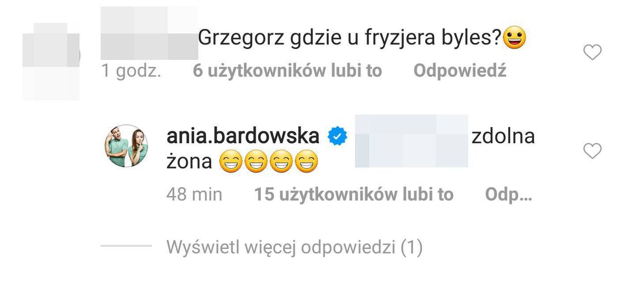 Ania Bardowska odpowiada  za metamorfozę męża