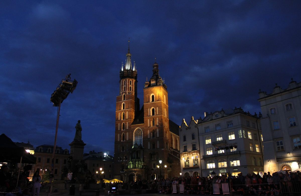 Kraków. Dron Ukraińca spadł na zabytkową Bazylikę Mariacką