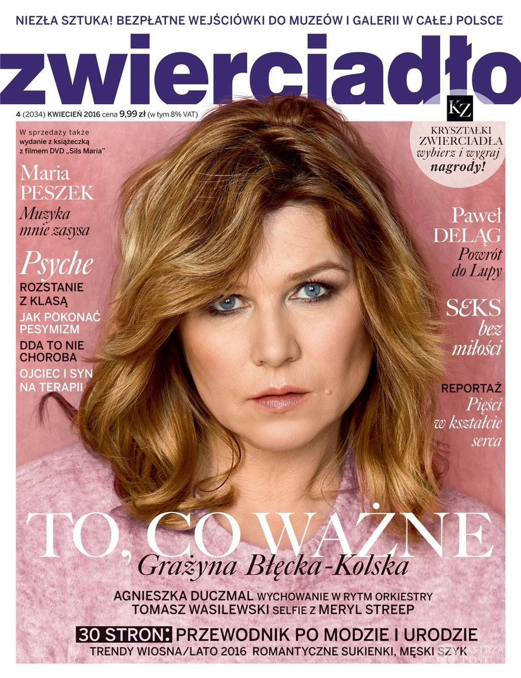 Grażyna Błęcka Kolska o śmierci córki. Wywiad dla Zwierciadło kwiecień 2016