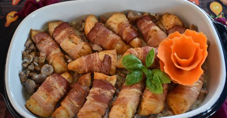 Przepis na drobiowe roladki z kurkami. Posmakują całej rodzinie