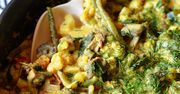 Kurczak z warzywami w sosie ze śmietany z curry