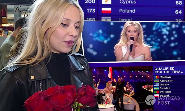 TYLKO U NAS! Kasia Moś na lotnisku w Warszawie. Po powrocie z Eurowizji 2017: "Było mi trochę przykro. Jury dało nam więcej punktów niż rok temu, ale..." [WIDEO]