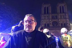 Katedra Notre Dame. To on wyniósł koronę cierniową w czasie pożaru