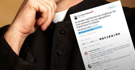 Ksiądz zamieścił sondę na Twitterze. Wynik mógł go zaskoczyć