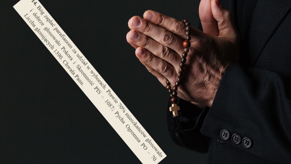 Na stronie internetowej parafii w Nienadówce pojawiły się "podziękowania" za wyniki wyborów parlamentarnych 2019