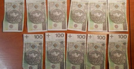 Fałszywe banknoty w polskim obiegu. Pijany raz po raz robił nimi zakupy