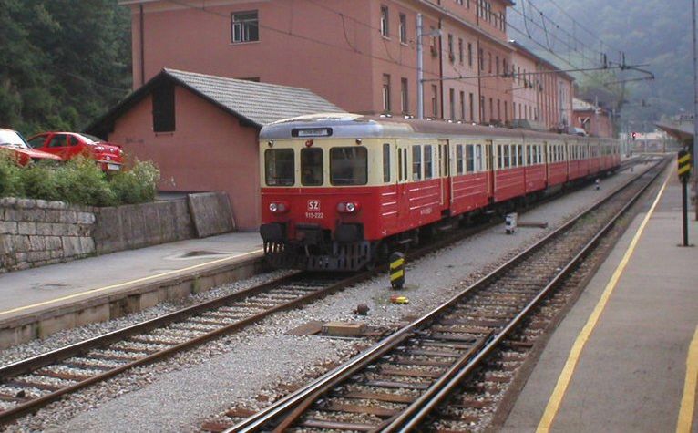 Pociąg w słowenii