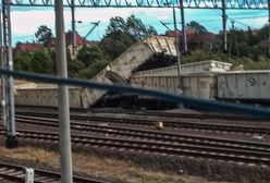 Dolny Śląsk. W Malczycach wykoleił się pociąg.  Z torów wypadła lokomotywa i 7 wagonów