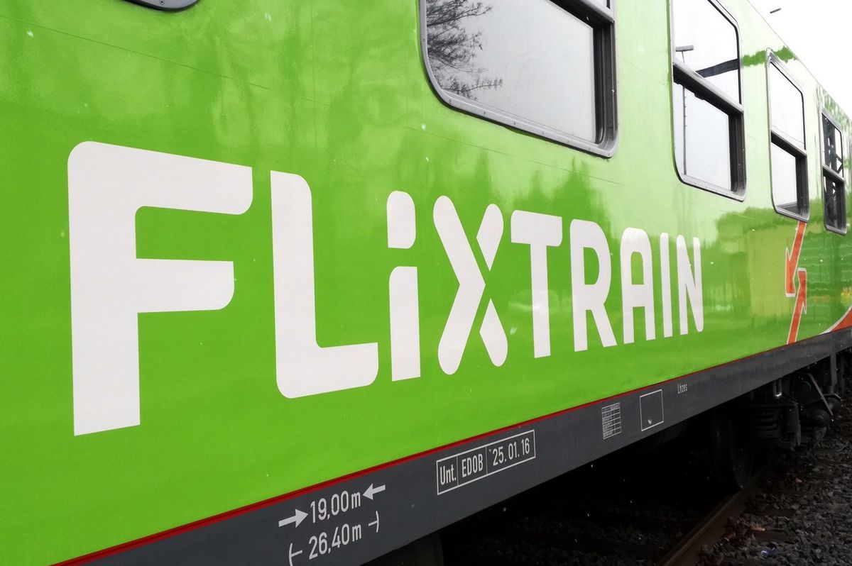 FlixBus na szynach konkurencją dla Deutsche Bahn
