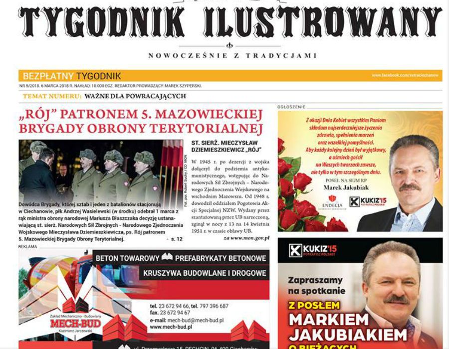 Tak wyglądały ogłoszenia posła 