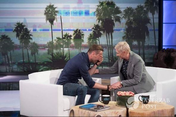 Łukasz Jakóbiak u Ellen DeGeneres