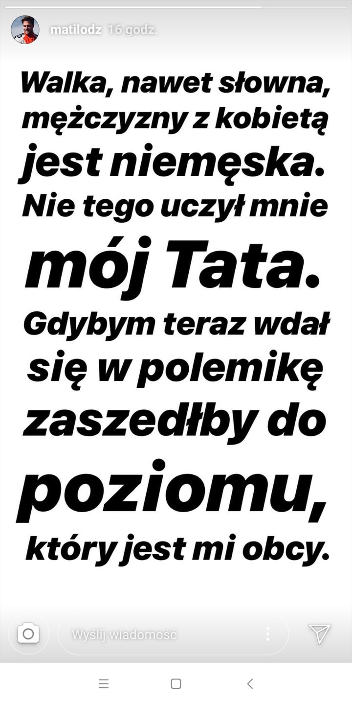 Wpis eks Edyty Górniak 