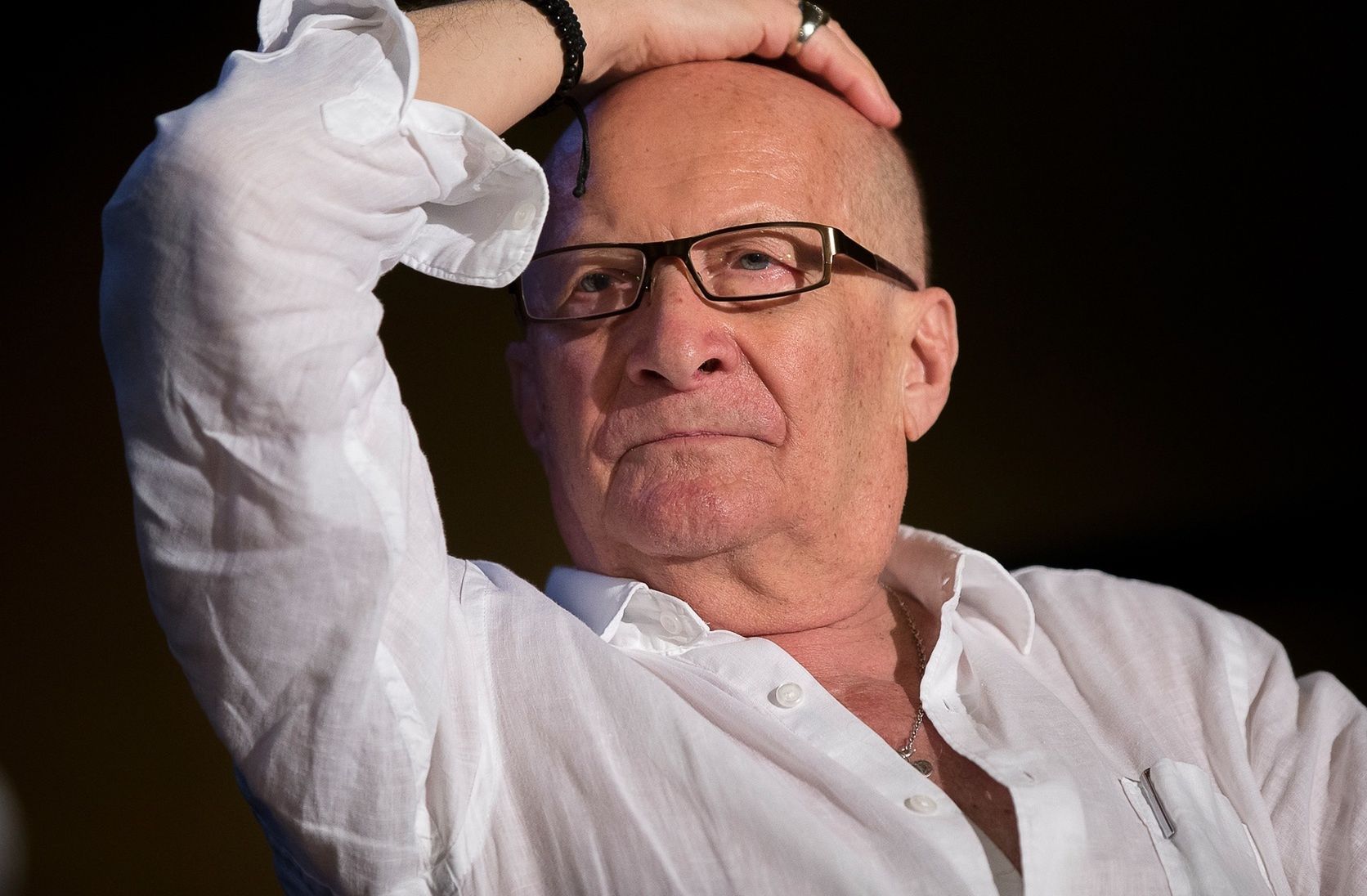 Wojciech Pszoniak na spotkaniu z okazji 50-lecia pracy artystycznej