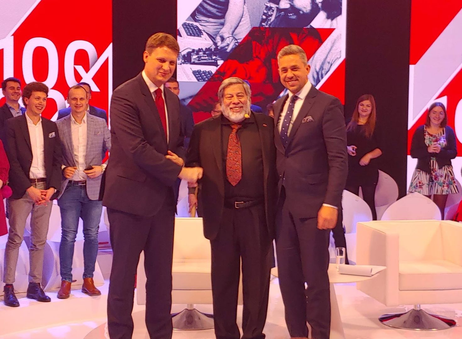 Steve Wozniak przyleciał do Polski na zaproszenie Polskiej Fundacji Narodowej