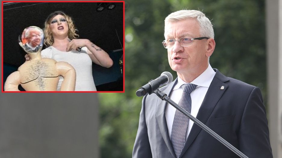 Jacek Jaśkowiak o występie drag queen.