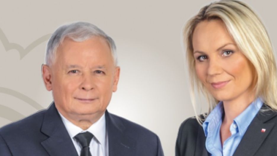Jarosław Kaczyński i Sylwia Matusiak