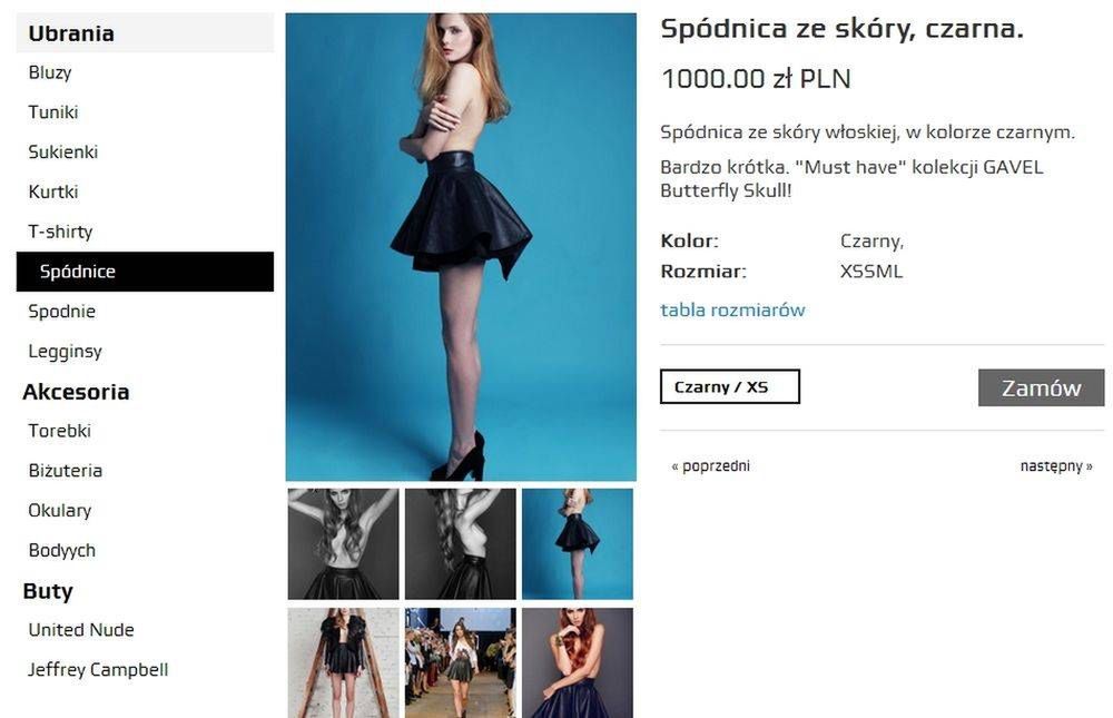 spódnica projektu Gavla zdjęcie: GavelGrzegorski.com