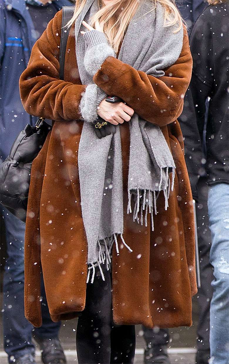 Zimowa stylizacja Agnieszki Woźniak-Starak