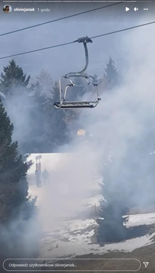 Olivier Janiak świadkiem pożaru