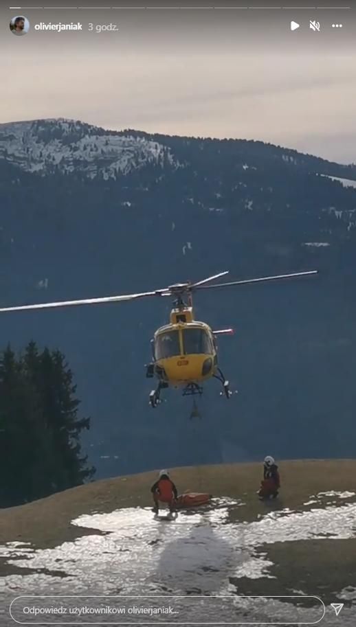 Olivier Janiak świadkiem pożaru