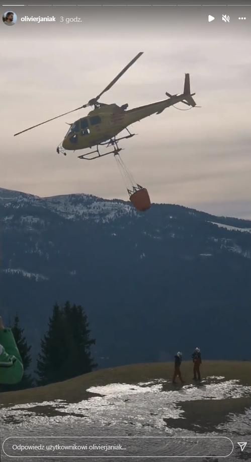 Olivier Janiak świadkiem pożaru