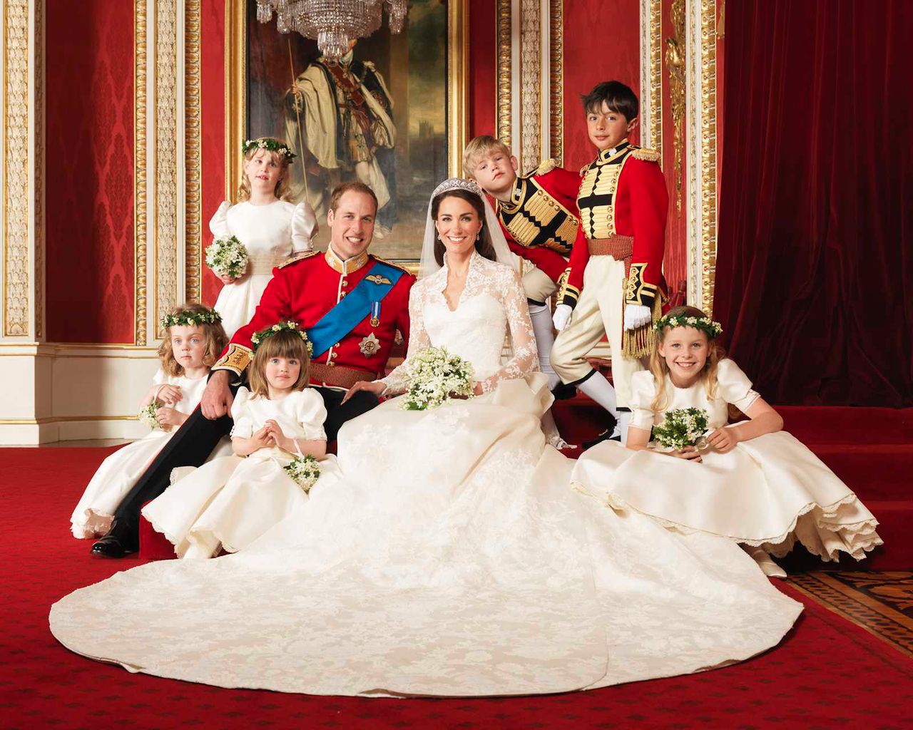 Oficjalny ślubny portret księżnej Kate i księcia Williama