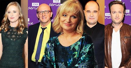 Gwiazdy na 5-leciu kanału TVP Seriale: Cezary Żak, Artur Barciś, Bartłomiej Kasprzykowski...