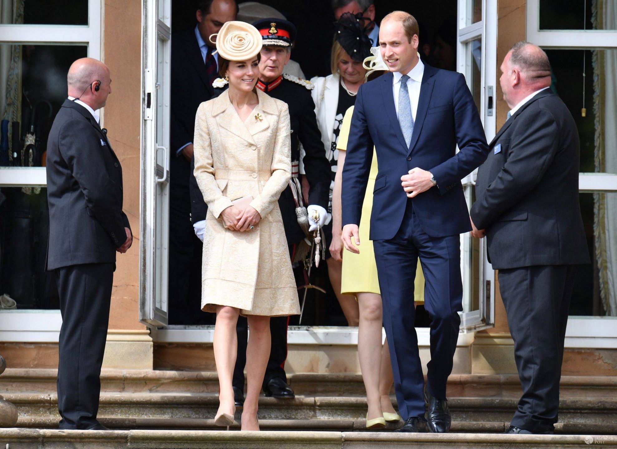 Księżna Kate i książę William na garden party na zamku Hillsborough w Irlandii Północnej (fot. ONS)