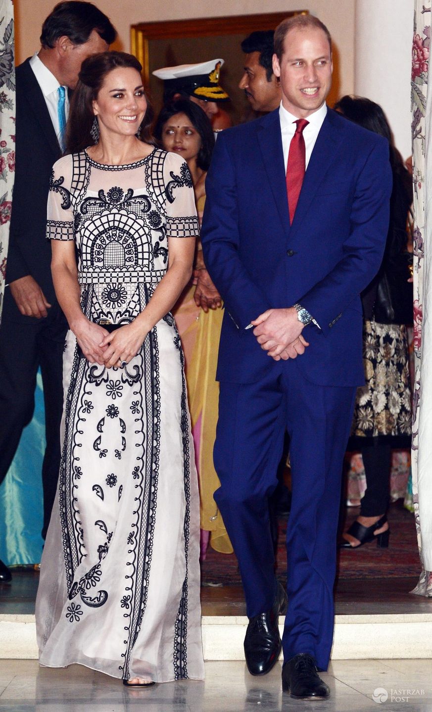 Księżna Kate i książę William na imprezie w New Delhi z okazji 90. urodzin królowej Elżbiety II (fot. ONS)