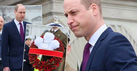 Książę William przy Grobie Nieznanego Żołnierza. Złożył wieniec z wyjątkową dedykacją