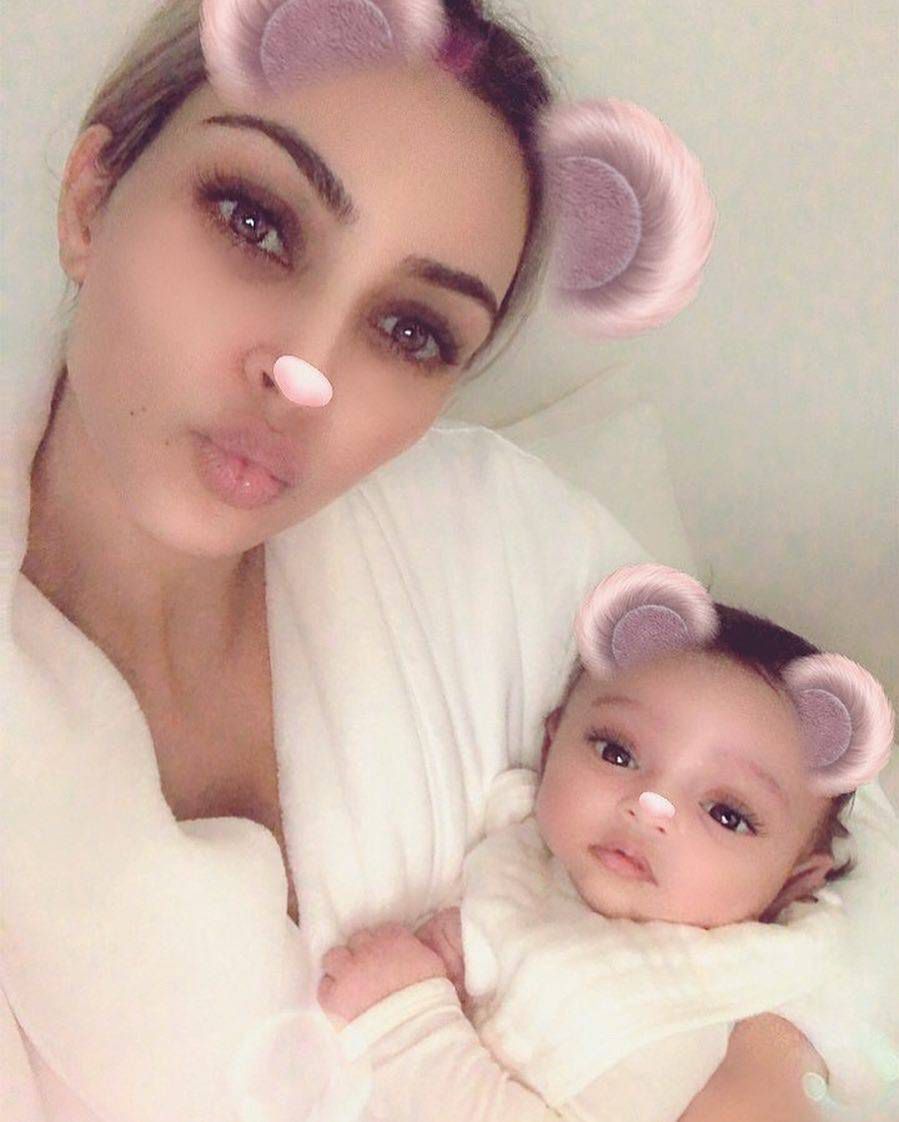 Kim Kardashian z córeczką Chicago