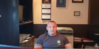 "Pudzian" śmieszkuje i zaprasza mnie na zbiory, ale wciąż nie odpowiada na żadne pytanie