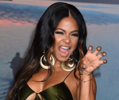 Christina Milian i jej kuszący dekolt. Niby zakryty, a wszystko widać