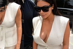 Kim Kardashian o krok od wpadki