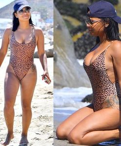 Christina Milian: sexy mama kusi wdziękami na plaży