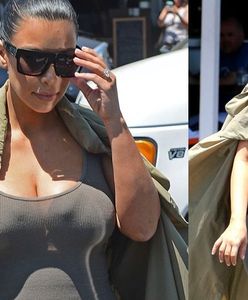 Kim Kardashian zapomniała o ulubionej bieliźnie wyszczuplającej?