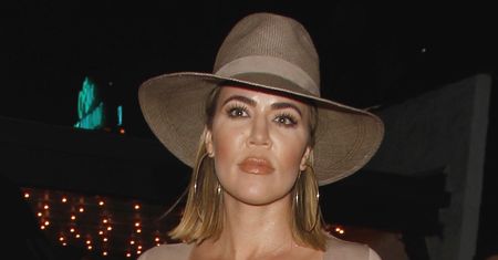 Khloe Kardashian w prześwitującym body