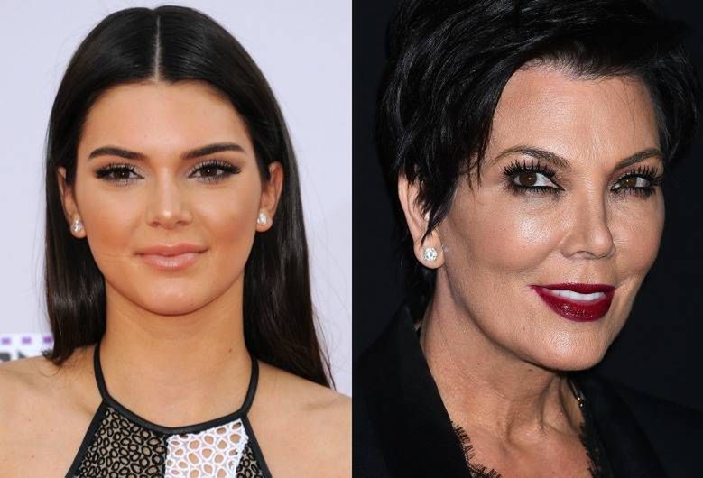 Kris Jenner i Kendall Jenner 
fot. ons