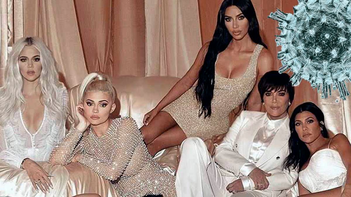 Siostry Kardashian na koronawirusie zarobią fortunę. Ze śmiercionośnej choroby zrobiły sobie dochodowy biznes