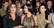 Kim Kardashian w ażurowej sukience na pokazie Balmain!