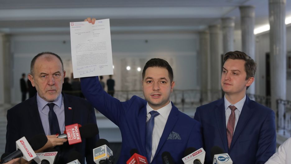 Patryk Jaki zwołał konferencję prasową w odpowiedzi na zarzuty Hanny Gronkiewicz-Waltz