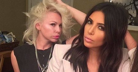 Kim Kardashian w marynarce, którą wcześniej miała na sobie polska gwiazda