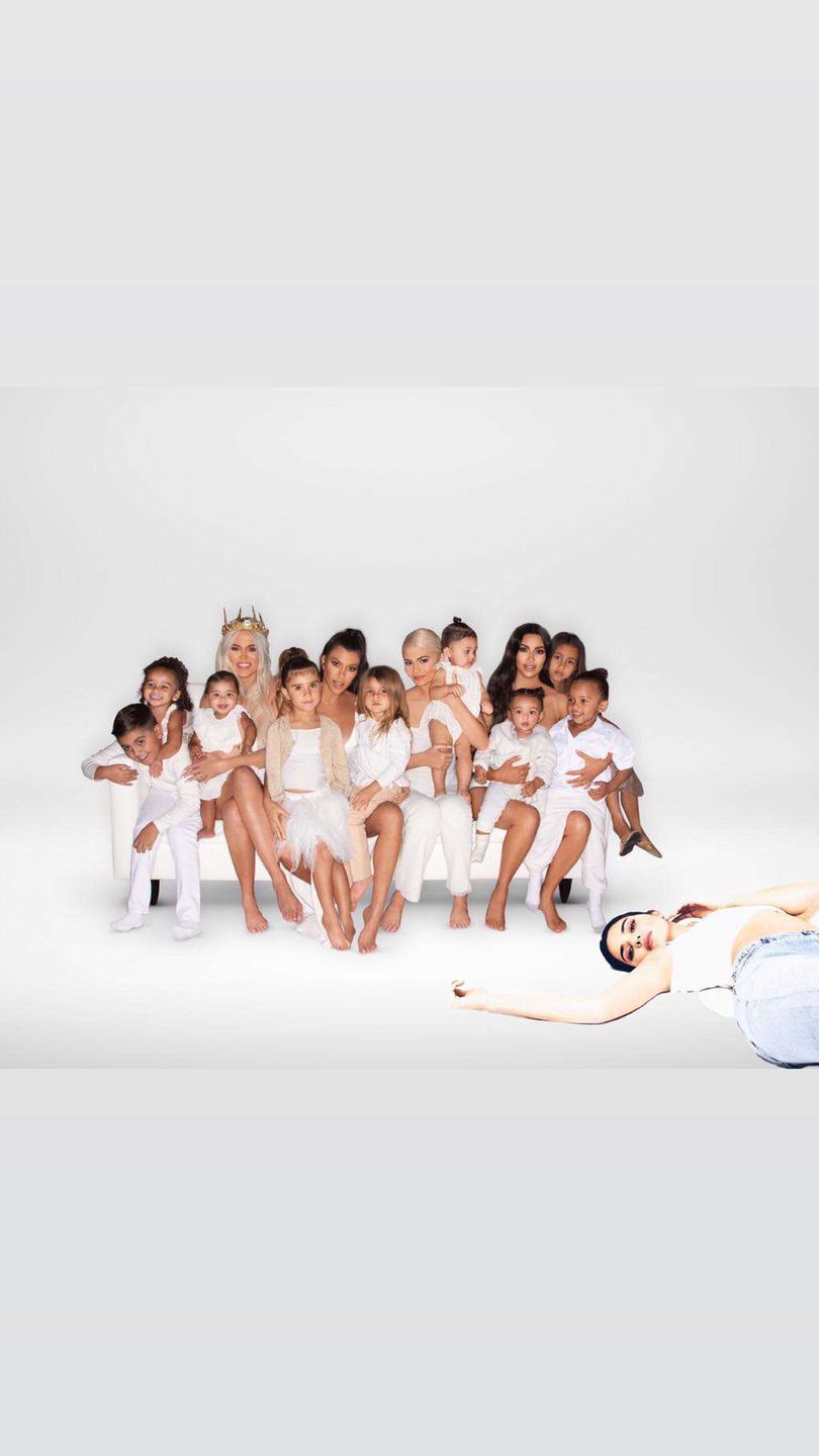 Kylie Jenner przerobiła kartkę świąteczną