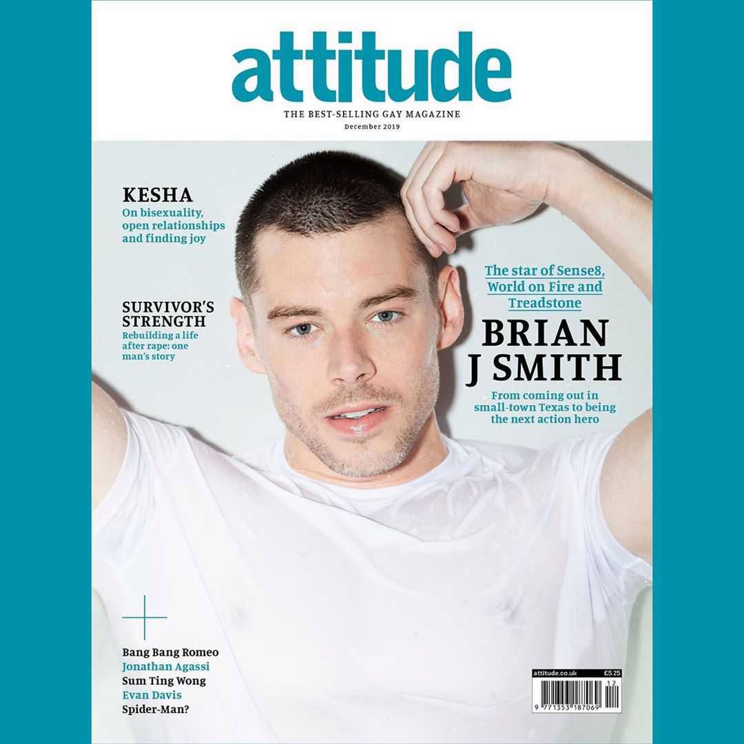 Brian J. Smith zrobił coming out w Attitude