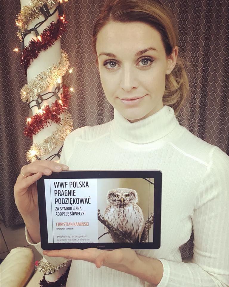 Julia Kamińska w świątecznej akcji WWF Polska