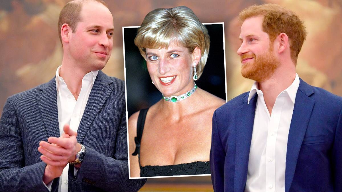 William i Harry, księżna Diana